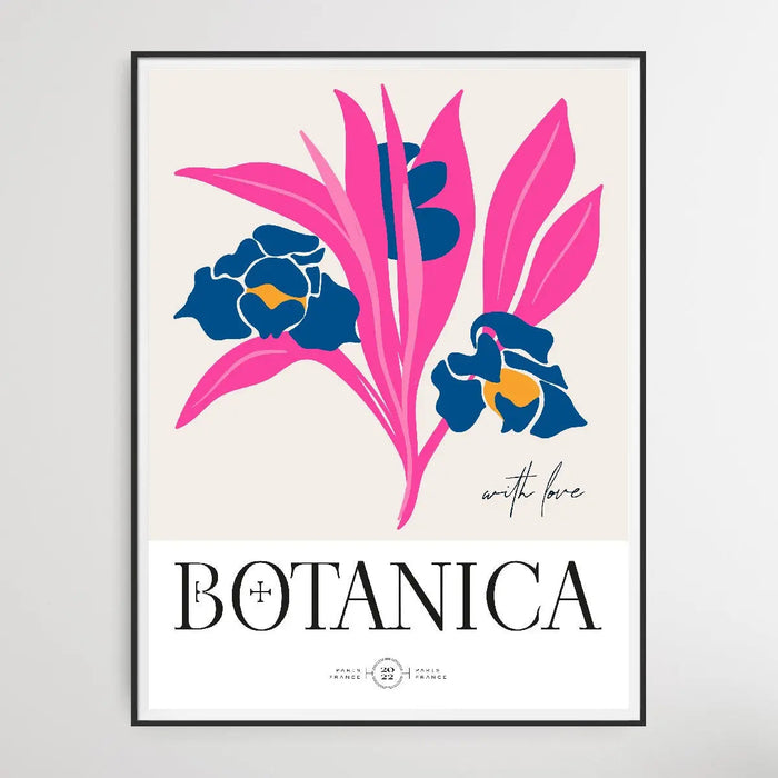 Floral Botanica Number 9 - Floral Poster Style Print Collection, Wall Art, Ozark Home 