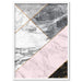 Geometric Marble Slices I - Art Print - Ozark Home