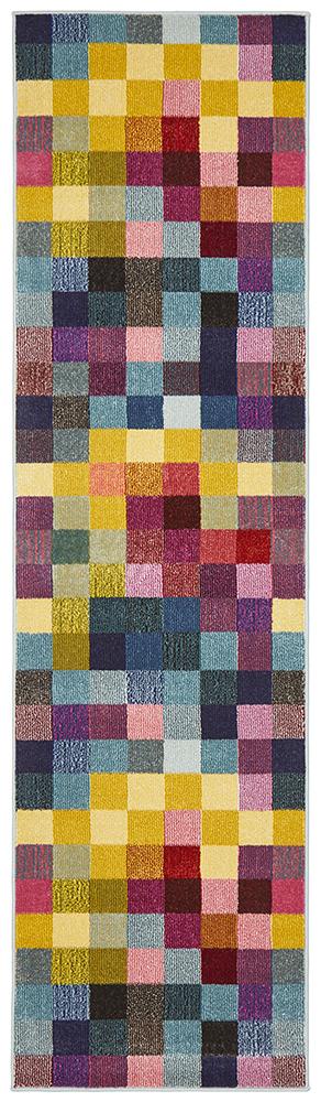 Gocek Multicoloured Swirl Pattern Contemporary Rug, Rugs, Ozark Home 