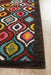 Gocek Multicoloured Swirl Pattern Contemporary Runner Rug, Rugs, Ozark Home 