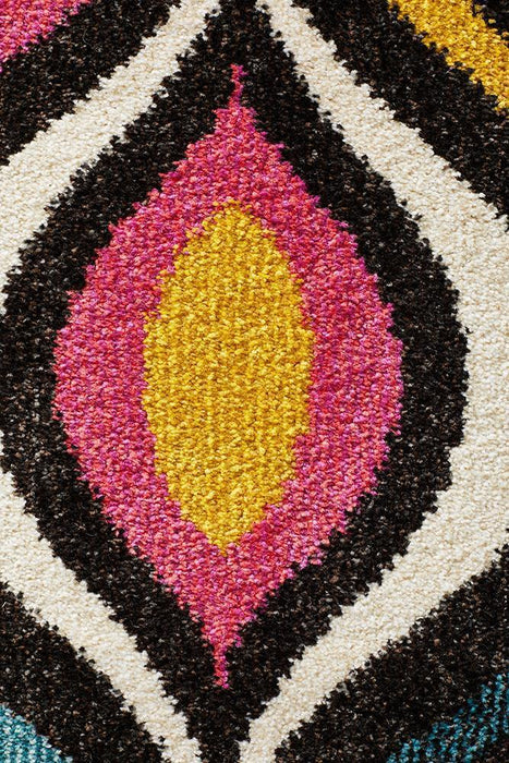 Gocek Multicoloured Swirl Pattern Contemporary Rug, Rugs, Ozark Home 