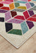 Gocek Multicoloured Geometric Diamond Contemporary Runner Rug, Rugs, Ozark Home 