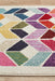 Gocek Multicoloured Geometric Diamond Contemporary Runner Rug, Rugs, Ozark Home 