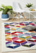 Gocek Multicoloured Geometric Diamond Contemporary Rug, Rugs, Ozark Home 