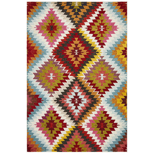 Gocek Multicoloured Aura Pattern Contemporary Rug, Rugs, Ozark Home 