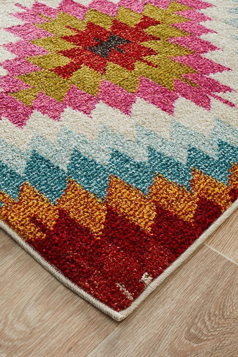 Gocek Multicoloured Aura Pattern Contemporary Rug, Rugs, Ozark Home 