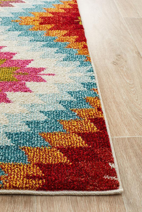 Gocek Multicoloured Aura Pattern Contemporary Rug, Rugs, Ozark Home 