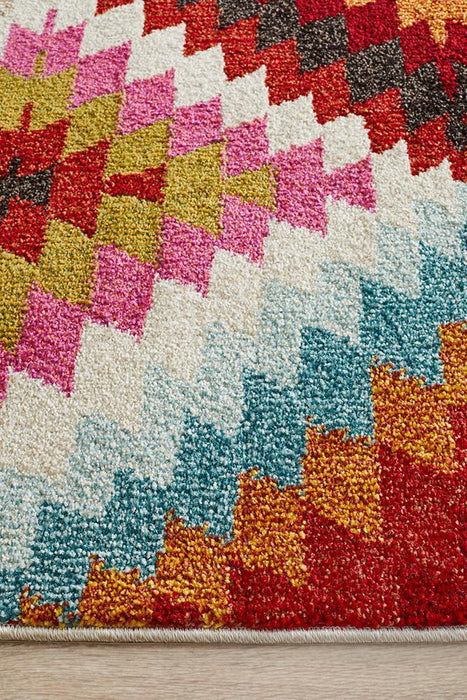 Gocek Multicoloured Aura Pattern Contemporary Rug, Rugs, Ozark Home 