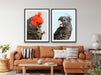 Gang Gang Cockatoos - Two Piece Native Australian Bird Print Set, Wall Art, Ozark Home 