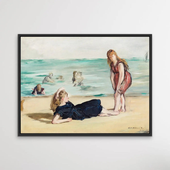 Girls on the Beach 1868 by Edouard Manet