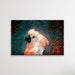 Glowing Cockatoo - Cockatoo Wall Art Print Stretched Canvas Wall Art In Style of Van Gogh, Wall Art, Ozark Home 