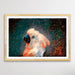 Glowing Cockatoo - Cockatoo Wall Art Print Stretched Canvas Wall Art In Style of Van Gogh, Wall Art, Ozark Home 