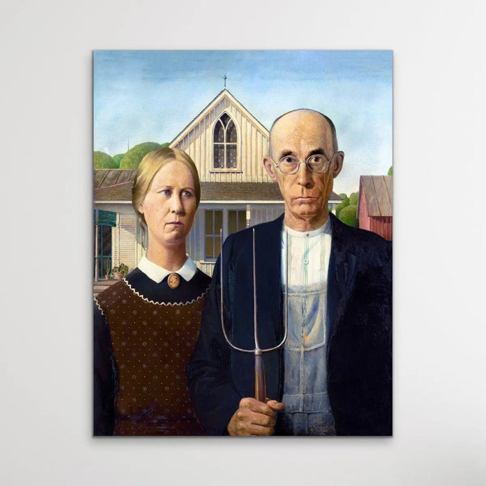 Grant Wood's American Gothic (1930)