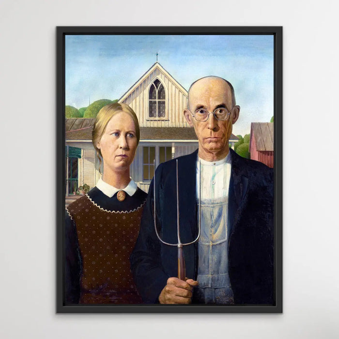 Grant Wood's American Gothic (1930)