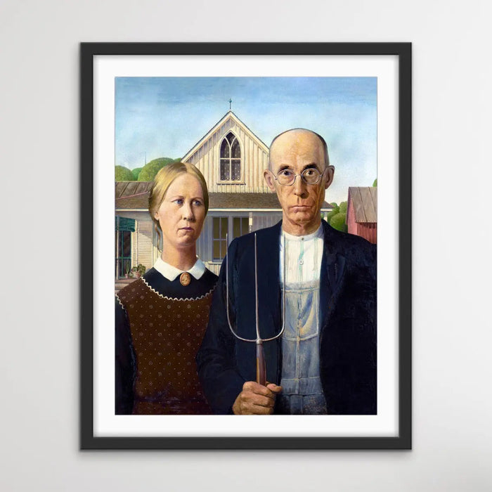 Grant Wood's American Gothic (1930)