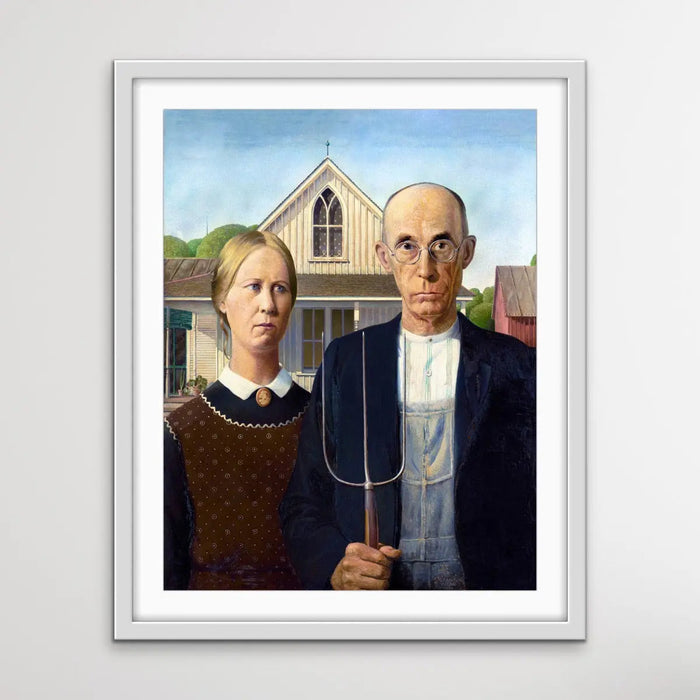 Grant Wood's American Gothic (1930)