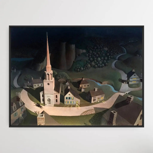 Grant Wood's The Midnight Ride of Paul Revere (1931), Wall Art, Ozark Home 