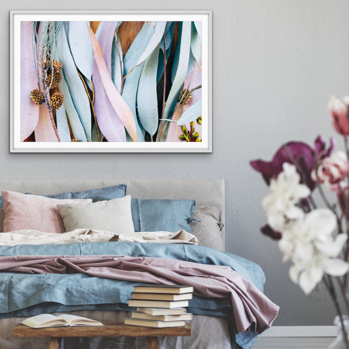 Gum Leaves - Original Pastel Coloured Eucalyptus Gum Leaf Photographic Print