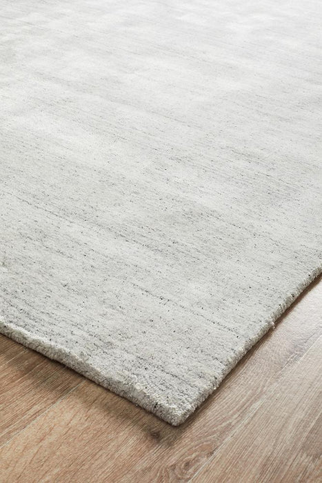 Hapur Light Grey Silky Smooth Rug, Rugs, Ozark Home 