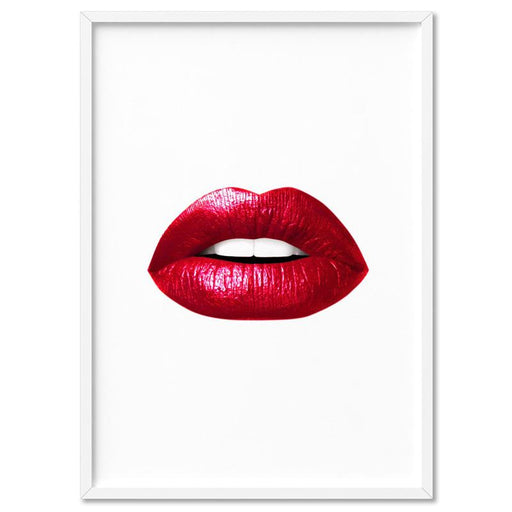 Red Lips - Art Print - Ozark Home