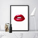 Red Lips - Art Print - Ozark Home
