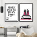 Stiletto Heels on Fashion Books - Art Print - Ozark Home