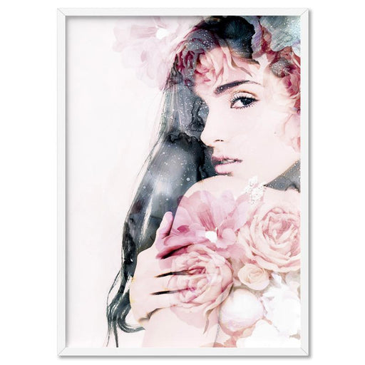 Peonies and Roses Pose - Art Print - Ozark Home