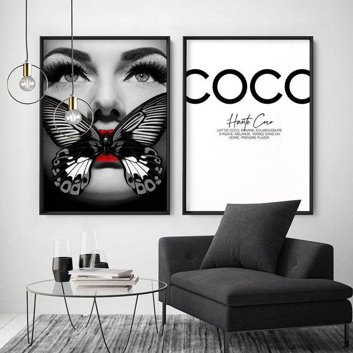 Butterfly Lips - Art Print - Ozark Home