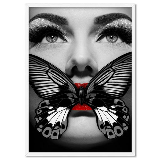 Butterfly Lips - Art Print - Ozark Home