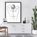 Naked Nude Line Drawing II - Art Print - Ozark Home