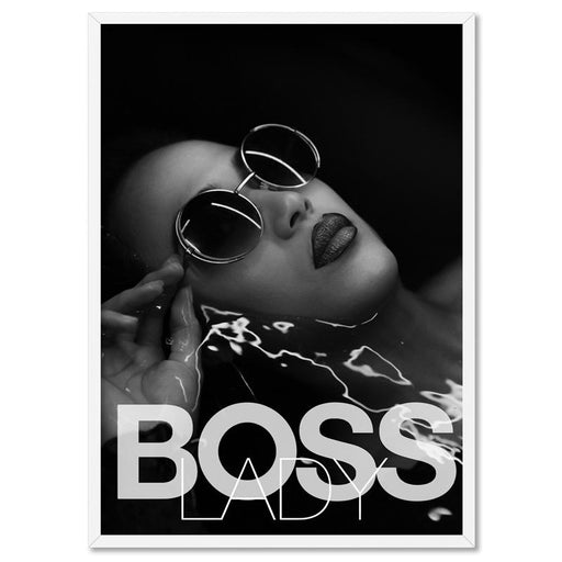 BOSS Lady Black and White I - Art Print, Wall Art, Ozark Home 