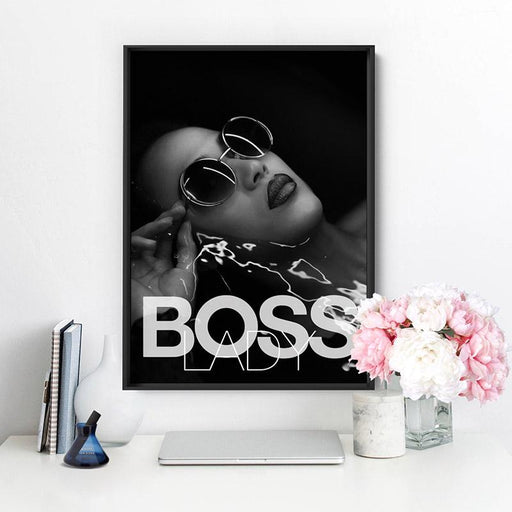 BOSS Lady Black and White I - Art Print, Wall Art, Ozark Home 