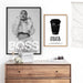 BOSS Lady Black and White II - Art Print, Wall Art, Ozark Home 