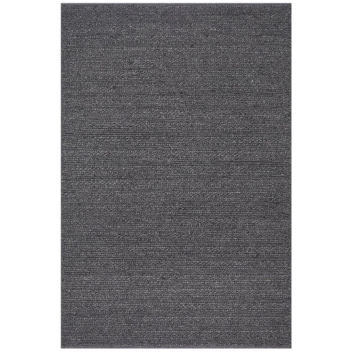 Haldia Charcoal Chunky Knit Wool Rug, Rugs, Ozark Home 