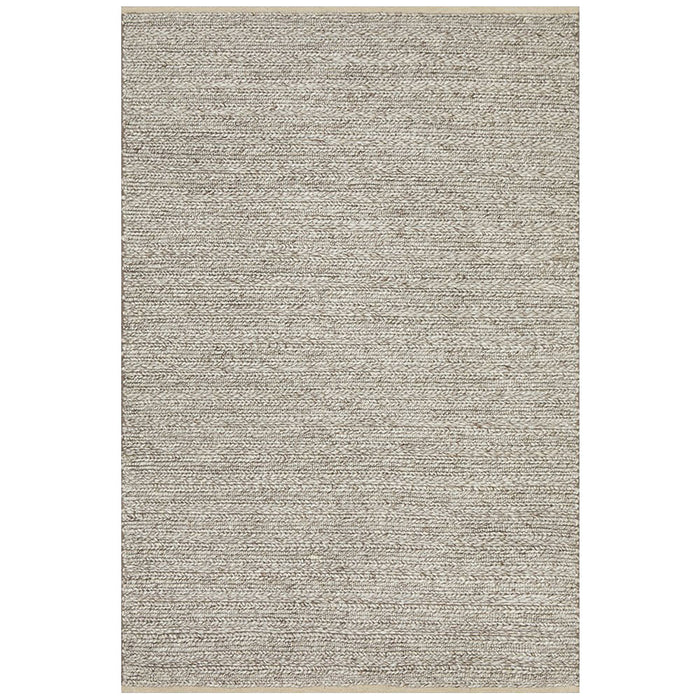 Haldia Natural Chunky Knit Wool Rug, Rugs, Ozark Home 