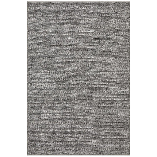 Haldia Steel Chunky Knit Wool Rug, Rugs, Ozark Home 