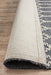 Halol Rustic Blue Bohemian Lattice Contemporary Wool Rug, Rugs, Ozark Home 
