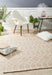 Halol Nude Bohemian Lattice Contemporary Wool Rug, Rugs, Ozark Home 