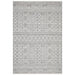 Halol Grey Bohemian Cross Contemporary Wool Rug, Rugs, Ozark Home 