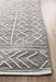 Halol Grey Bohemian Cross Contemporary Wool Rug, Rugs, Ozark Home 