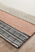 Halol Peach Bohemian Border Pattern Contemporary Rug, Rugs, Ozark Home 