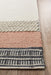 Halol Peach Bohemian Border Pattern Contemporary Rug, Rugs, Ozark Home 
