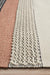 Halol Peach Bohemian Border Pattern Contemporary Rug, Rugs, Ozark Home 