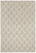 Hampi Natural & White Diamond Lattice Wool Contemporary Rug, Rugs, Ozark Home 