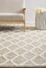 Hampi Natural & White Diamond Lattice Wool Contemporary Rug, Rugs, Ozark Home 