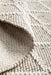 Hampi Natural & White Diamond Lattice Wool Contemporary Rug, Rugs, Ozark Home 