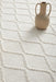 Hampi White Diamond Lattice Wool Contemporary Rug, Rugs, Ozark Home 