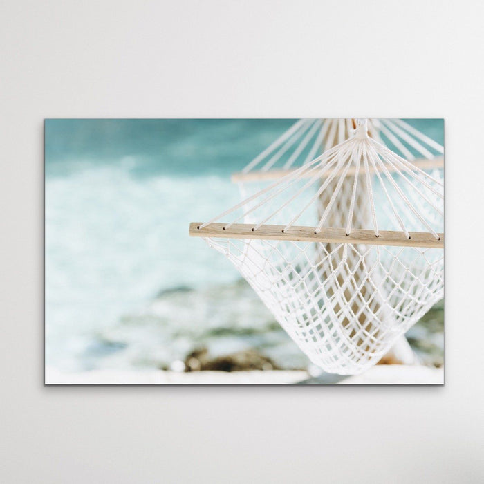 Hammock Days - Boho Palm Tropical Beach Wall Art or Canvas Print