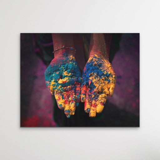 Hands of India - Holi Festival, Wall Art, Ozark Home 