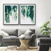 Hanging Branches - Two Piece Eucalyptus Photographic Gum Tree Australian Nature Print Set, Wall Art, Ozark Home 